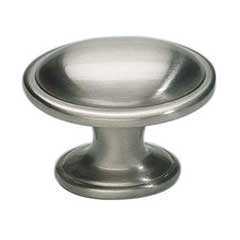 Atlas Homewares [316-BRN] Die Cast Zinc Cabinet Knob - Austen Series - Brushed Nickel Finish - 1 5/16&quot; L