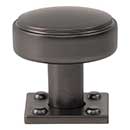 Atlas Homewares [A540-SL] Die Cast Zinc Cabinet Knob - Benning Series - Slate Finish - 1 1/4&quot; Dia.