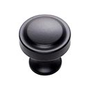 Atlas Homewares [A300-BL] Die Cast Zinc Cabinet Knob - Bradbury Series - Matte Black Finish - 1 1/4" Dia.