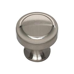 Atlas Homewares [A300-BRN] Die Cast Zinc Cabinet Knob - Bradbury Series - Brushed Nickel Finish - 1 1/4" Dia.
