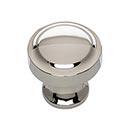 Atlas Homewares [A300-PN] Die Cast Zinc Cabinet Knob - Bradbury Series - Polished Nickel Finish - 1 1/4&quot; Dia.