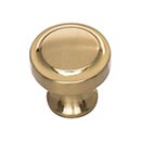 Atlas Homewares [A300-WB] Die Cast Zinc Cabinet Knob - Bradbury Series - Warm Brass Finish - 1 1/4" Dia.