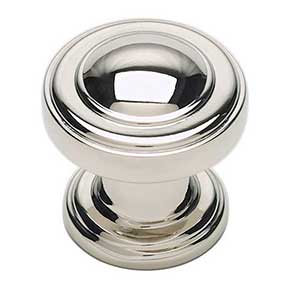 Atlas Homewares [313-PN] Die Cast Zinc Cabinet Knob - Bronte Series - Polished Nickel Finish - 1 1/8" Sq.