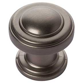 Atlas Homewares [313-SL] Die Cast Zinc Cabinet Knob - Bronte Series - Slate Finish - 1 1/8" Sq.