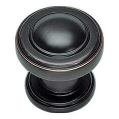 Atlas Homewares [313-VB] Die Cast Zinc Cabinet Knob - Bronte Series - Venetian Bronze Finish - 1 1/8&quot; Dia.