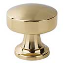 Atlas Homewares [325-FG] Die Cast Zinc Cabinet Knob - Browning Series - French Gold Finish - 1 1/4&quot; Sq.