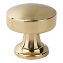 Atlas Homewares [325-FG] Die Cast Zinc Cabinet Knob - Browning Series - French Gold Finish - 1 1/4" Sq.