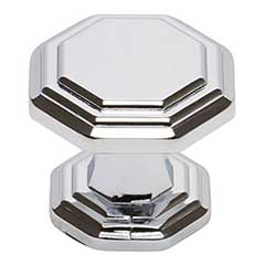 Atlas Homewares [319-CH] Die Cast Zinc Cabinet Knob - Dickinson Series - Polished Chrome Finish - 1 1/4&quot; Dia.