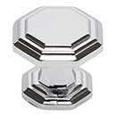 Atlas Homewares [319-CH] Die Cast Zinc Cabinet Knob - Dickinson Series - Polished Chrome Finish - 1 1/4" Dia.