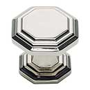 Atlas Homewares [319-PN] Die Cast Zinc Cabinet Knob - Dickinson Series - Polished Nickel Finish - 1 1/4&quot; Dia.