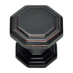 Atlas Homewares [319-VB] Die Cast Zinc Cabinet Knob - Dickinson Series - Venetian Bronze Finish - 1 1/4" Dia.