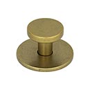 Atlas Homewares [A600-UB] Die Cast Zinc Cabinet Knob - Dot Series - Vintage Brass Finish - 1 1/4&quot; Dia.