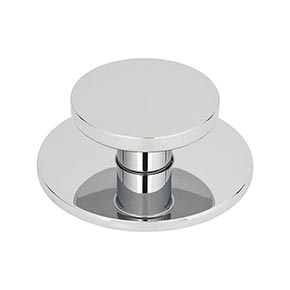 Atlas Homewares [A601-CH] Die Cast Zinc Cabinet Knob - Dot Series - Polished Chrome Finish - 2" Dia.