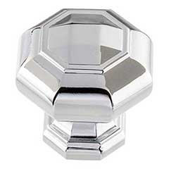 Atlas Homewares [418-CH] Die Cast Zinc Cabinet Knob - Elizabeth Series - Polished Chrome Finish - 1 1/4" Dia.