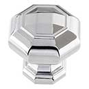 Atlas Homewares [418-CH] Die Cast Zinc Cabinet Knob - Elizabeth Series - Polished Chrome Finish - 1 1/4" Dia.