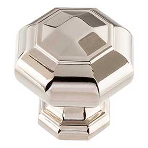 Atlas Homewares [418-PN] Die Cast Zinc Cabinet Knob - Elizabeth Series - Polished Nickel Finish - 1 1/4" Dia.