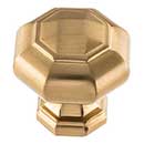 Atlas Homewares [418-WB] Die Cast Zinc Cabinet Knob - Elizabeth Series - Warm Brass Finish - 1 1/4" Dia.