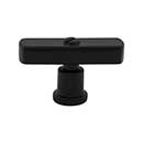 Atlas Homewares [A981-BL] Die Cast Zinc Cabinet T-Knob - Everitt Series - Matte Black Finish - 2" L