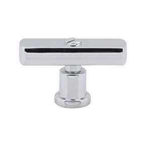 Atlas Homewares [A981-CH] Die Cast Zinc Cabinet T-Knob - Everitt Series - Polished Chrome Finish - 2" L