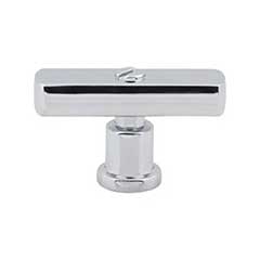 Atlas Homewares [A981-CH] Die Cast Zinc Cabinet T-Knob - Everitt Series - Polished Chrome Finish - 2&quot; L