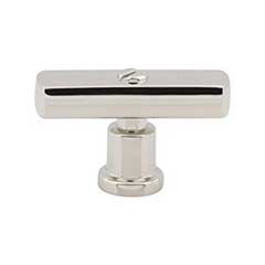 Atlas Homewares [A981-PN] Die Cast Zinc Cabinet T-Knob - Everitt Series - Polished Nickel Finish - 2&quot; L