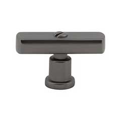 Atlas Homewares [A981-SL] Die Cast Zinc Cabinet T-Knob - Everitt Series - Slate Finish - 2&quot; L