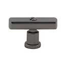 Atlas Homewares [A981-SL] Die Cast Zinc Cabinet T-Knob - Everitt Series - Slate Finish - 2&quot; L