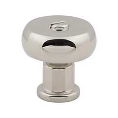 Atlas Homewares [A980-PN] Die Cast Zinc Cabinet Knob - Everitt Series - Polished Nickel Finish - 1 3/16&quot; Dia.