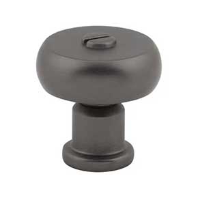 Atlas Homewares [A980-SL] Die Cast Zinc Cabinet Knob - Everitt Series - Slate Finish - 1 3/16" Dia.