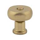 Atlas Homewares [A980-WB] Die Cast Zinc Cabinet Knob - Everitt Series - Warm Brass Finish - 1 3/16" Dia.