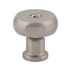 Atlas Homewares [A980-BRN] Die Cast Zinc Cabinet Knob - Everitt Series - Brushed Nickel Finish - 1 3/16&quot; Dia.