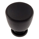 Atlas Homewares [412-BL] Die Cast Zinc Cabinet Knob - Conga Series - Matte Black Finish - 1 1/8&quot; Dia.