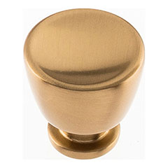 Atlas Homewares [412-WB] Die Cast Zinc Cabinet Knob - Conga Series - Warm Brass Finish - 1 1/8&quot; Dia.