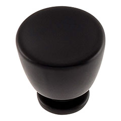 Atlas Homewares [413-BL] Die Cast Zinc Cabinet Knob - Conga Series - Matte Black Finish - 1 1/4" Dia. 