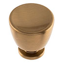 Atlas Homewares [413-WB] Die Cast Zinc Cabinet Knob - Conga Series - Warm Brass Finish - 1 1/4" Dia.