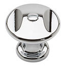 Atlas Homewares [A869-CH] Die Cast Zinc Cabinet Knob - Ergo Series - Polished Chrome Finish - 1 1/4&quot; Dia.