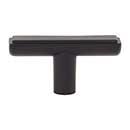 Atlas Homewares [A6031-BL] Die Cast Zinc Cabinet Knob - Finderne Series - Matte Black Finish - 2 1/4" L