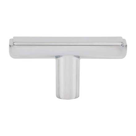 Atlas Homewares [A6031-CH] Die Cast Zinc Cabinet Knob - Finderne Series - Polished Chrome Finish - 2 1/4" L