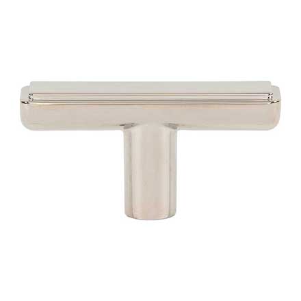 Atlas Homewares [A6031-PN] Die Cast Zinc Cabinet Knob - Finderne Series - Polished Nickel Finish - 2 1/4" L