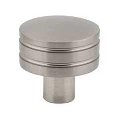 Atlas Homewares [A950-BRN] Die Cast Zinc Cabinet Knob - Griffith Series - Brushed Nickel Finish - 1 1/4&quot; Dia.