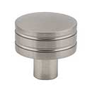 Atlas Homewares [A950-BRN] Die Cast Zinc Cabinet Knob - Griffith Series - Brushed Nickel Finish - 1 1/4&quot; Dia.