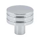 Atlas Homewares [A950-CH] Die Cast Zinc Cabinet Knob - Griffith Series - Polished Chrome Finish - 1 1/4&quot; Dia.