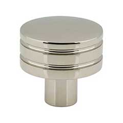 Atlas Homewares [A950-PN] Die Cast Zinc Cabinet Knob - Griffith Series - Polished Nickel Finish - 1 1/4&quot; Dia.