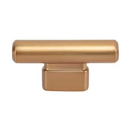 Atlas Homewares [A511-WB] Die Cast Zinc Cabinet Knob - Holloway Series - Warm Brass Finish - 2 1/2&quot; L