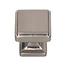 Atlas Homewares [A200-BRN] Die Cast Zinc Cabinet Knob - Kate Series - Brushed Nickel Finish - 1 1/8&quot; Sq.