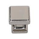 Atlas Homewares [A200-PN] Die Cast Zinc Cabinet Knob - Kate Series - Polished Nickel Finish - 1 1/8" Sq.