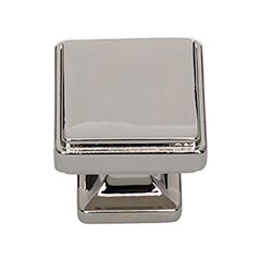 Atlas Homewares [A201-PN] Die Cast Zinc Cabinet Knob - Kate Series - Polished Nickel Finish - 1 1/4&quot; Sq.