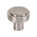 Atlas Homewares [A530-BRN] Die Cast Zinc Cabinet Knob - Kayden Series - Brushed Nickel Finish - 1 1/4" Dia.