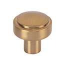 Atlas Homewares [A530-WB] Die Cast Zinc Cabinet Knob - Kayden Series - Warm Brass Finish - 1 1/4" Dia.