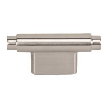 Atlas Homewares [A531-BRN] Die Cast Zinc Cabinet Knob - Kayden Series - Brushed Nickel Finish - 2 1/2" L